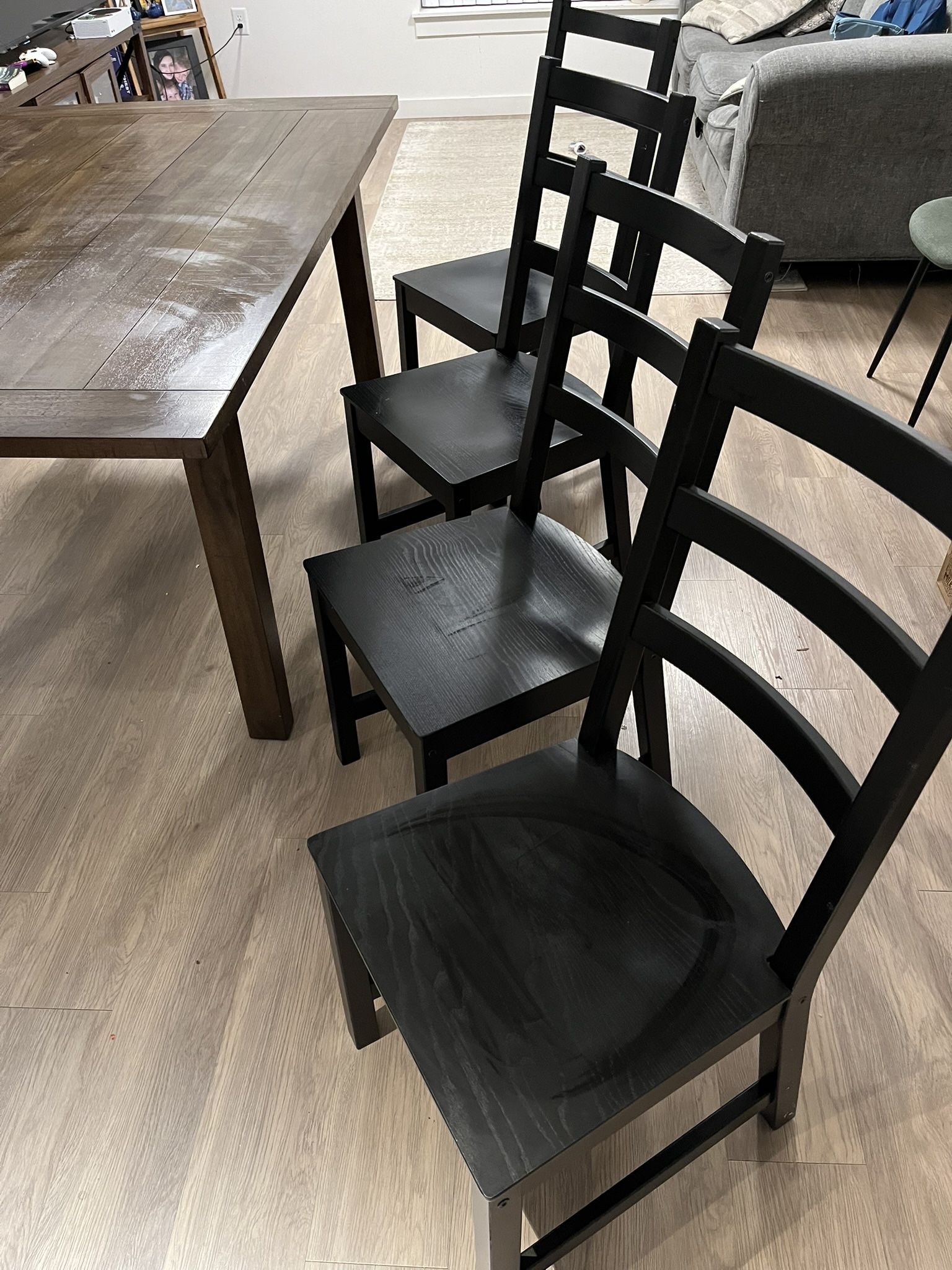 Ikea Black Chairs NORDVIKEN