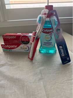 Bundle oral care & household items