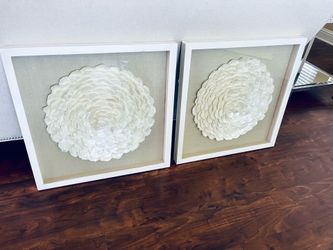 Two Natural Shells Wall Art