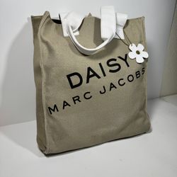 Marc Jacobs Daisy Tote bag Tan Shiny Gold 