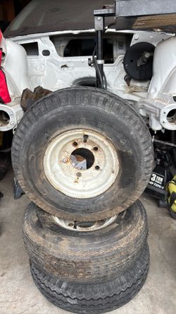 New tires and rims  size 5.70 8-8pr