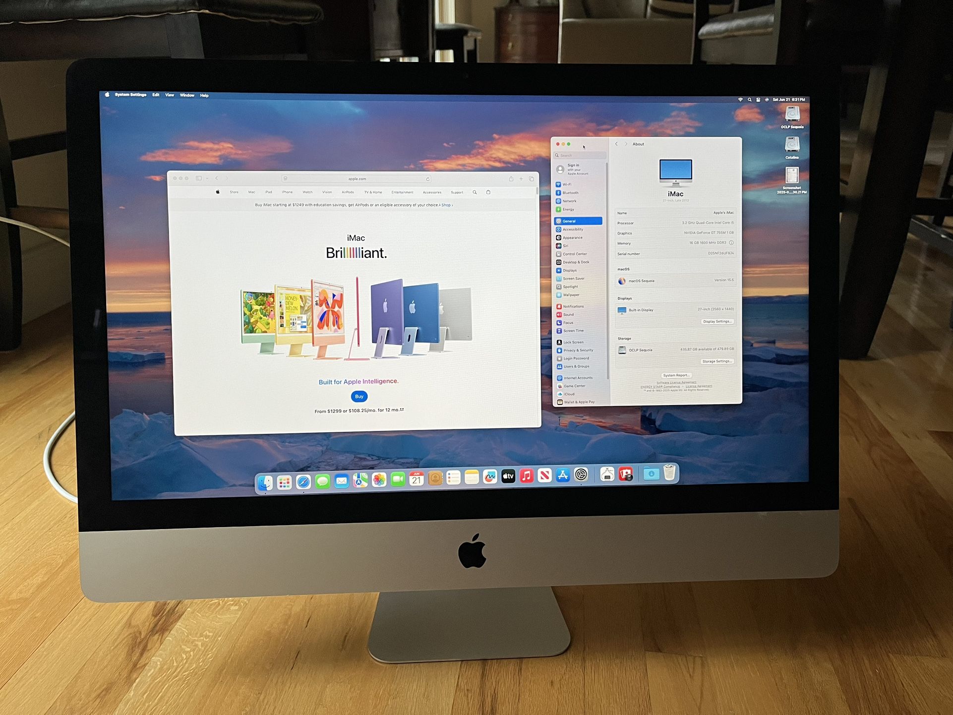 iMac 27inch Late2013！OS sequoia！ Sequoia on a Late 2013 IMac : r/OpenCoreLegacyPatcher