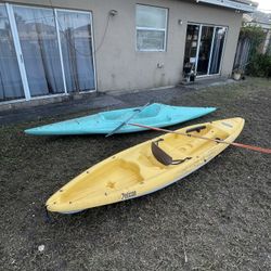 2 Kayaks For Sale 