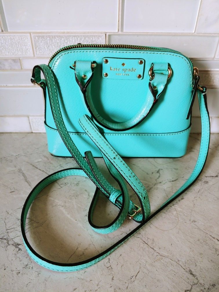 Kate spade teal purse sales