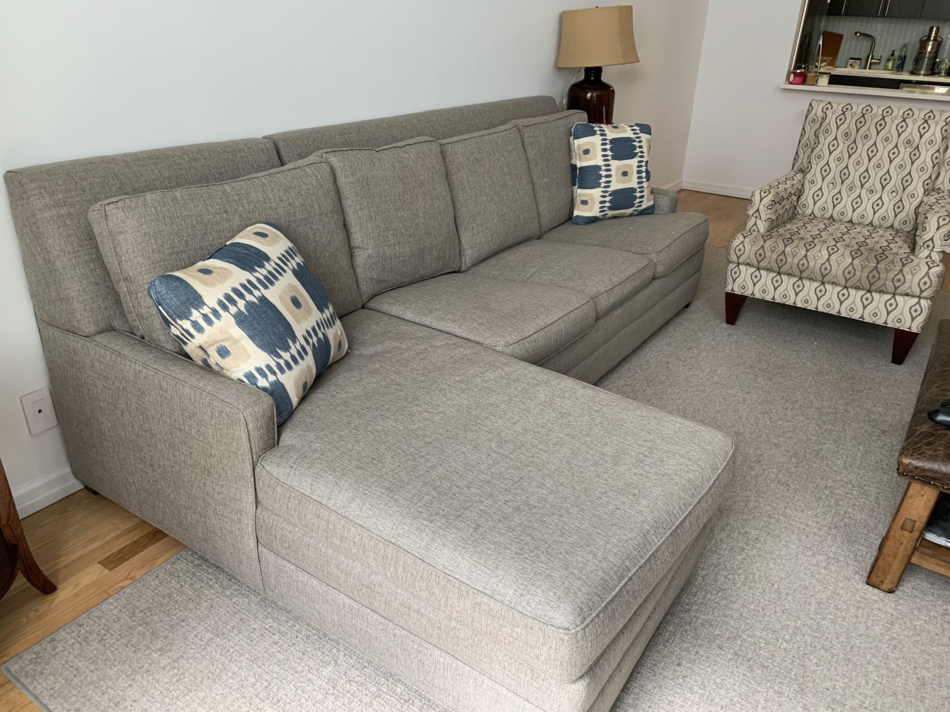 Pull out sectional couch