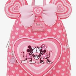 Disney Minnie Mouse Hearts Ears Loungefly