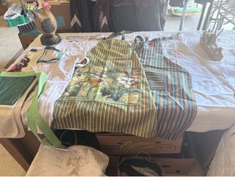 Vintage Kitchen Apron Collection Lot of 5