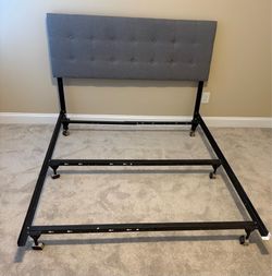 Headboard (queen size) with a frame