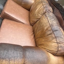 Leather Couch 