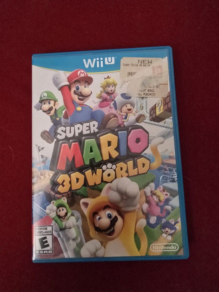 Wii U Super Mario 3D World CIB