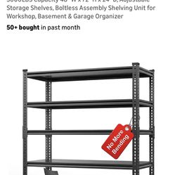 Large 5 Tier Garage Shelves