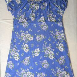 Sugar & Jade blue flower dresses, size 16-18 XL girls .$10