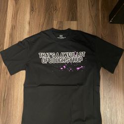 Awful lot of cough syrup t-shirt size M,XL