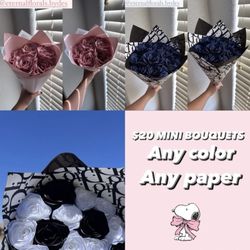 $20 Mini Ribbon bouquets 