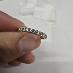 10k White Gold Wedding Band