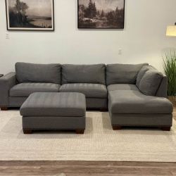 Costco Thomsonvill gray sectional couch delivery available
