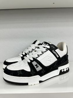 Louis Vuitton Trainer Black Denim/White Leather monogram 3.5LV(6-6.5W)