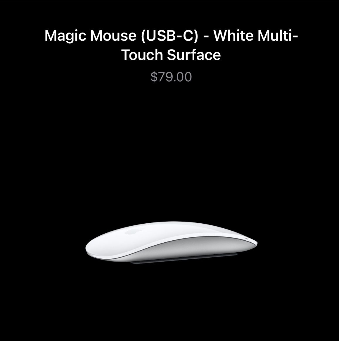 Apple Magic Mouse Multi Touch