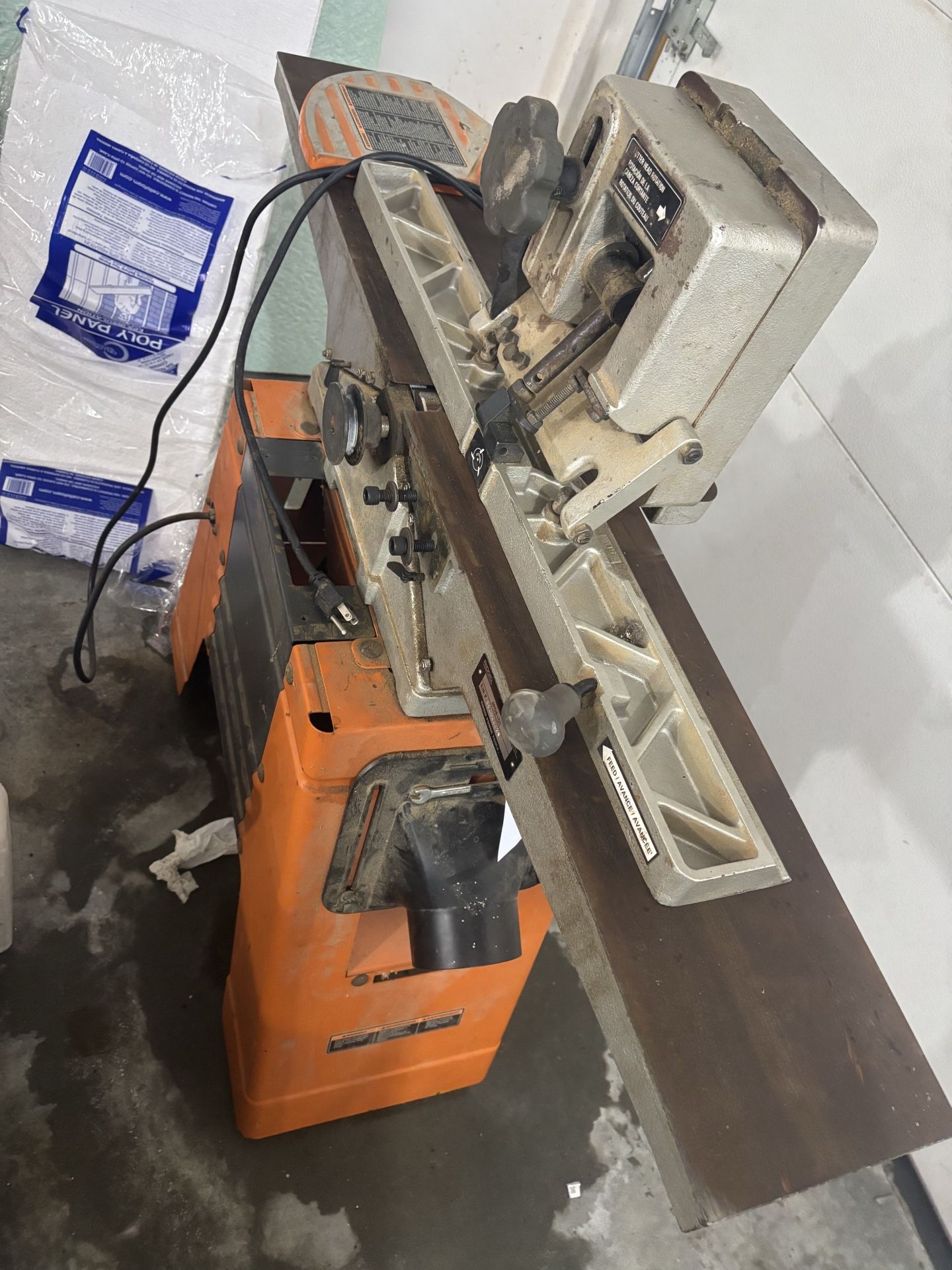 Ridgid jointer planer