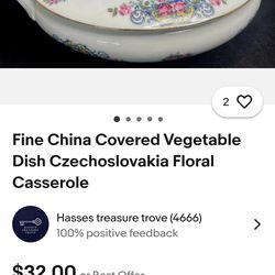 Vegetable serving dish
