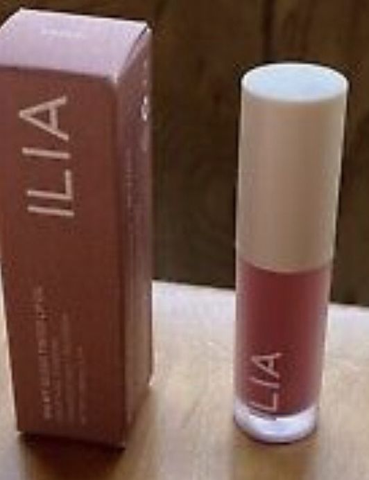 ILIA Balmy Gloss Tinted Lip Oil - Tahiti- Travel Size 0.06 oz 1.7mL New In Box