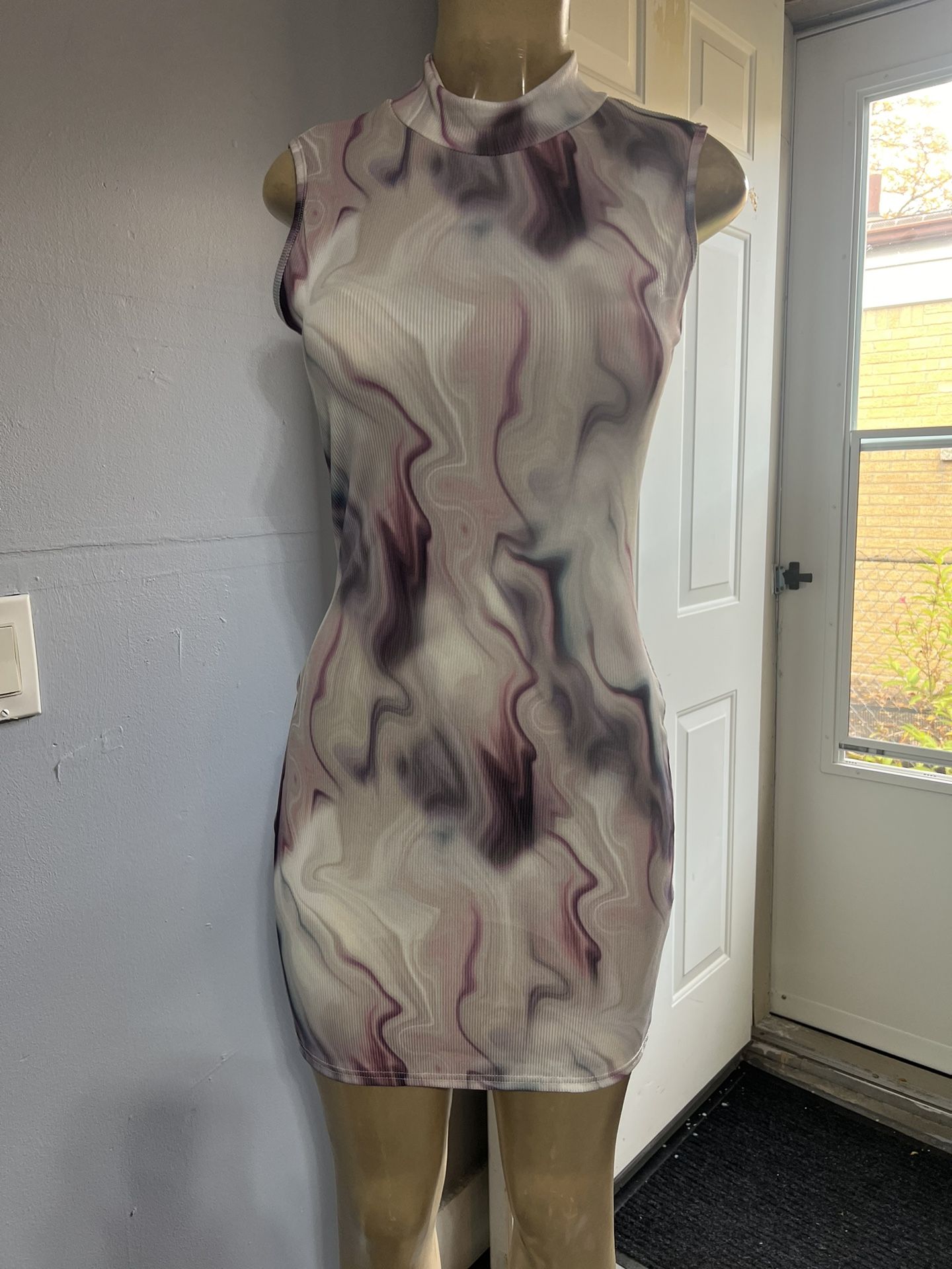 Marble Purple Dress New