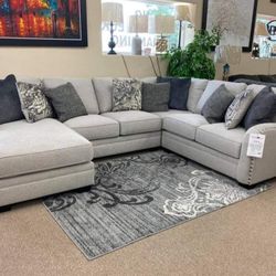 Dellara Chalk LAF /RAF Sectional Brand New Ashley Couch 