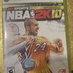 XBOX 360  2k10  collectable kobe game 