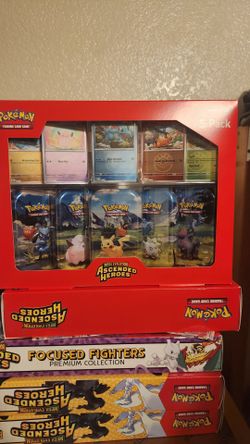 Pokémon TCG Mega Evolution Ascended Heroes 5-Pack Box