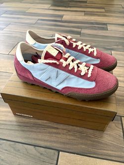 New Balance Basketcase x Gator Run Men's US 12 D Red/Blue Suede Sneaker C cry9880