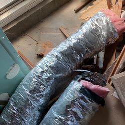 Duct 7” Two  Piece Left Over About 12feet Each