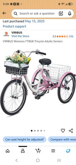 Two adult tricycles
