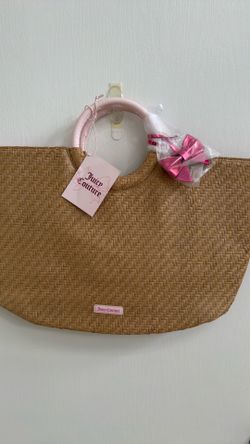 Juicy Couture straw bag