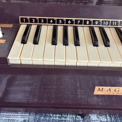 MAGNUS JEWEL Electric Chord Organ , Vintage 25 Key, 6 Button