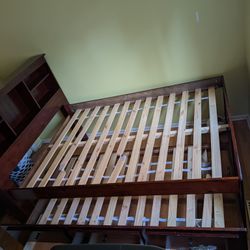 Full Bed Plus Twin Bed Pull Out