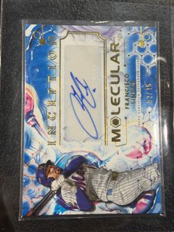 FRANCISCO LINDOR INCEPTION AUTO NUMBERED 2/15