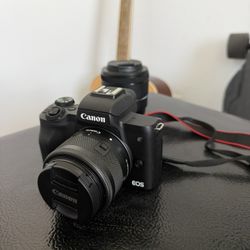 Canon EOS M50 Mark II Bundle | 2 Lenses + Viltrox Adapter + Camera Bag