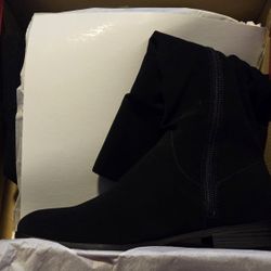 Black Suede Boots