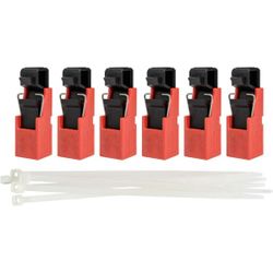 Brady Taglock™ Circuit Breaker Lockout DevicesRed - 148688 (Pack of 6)