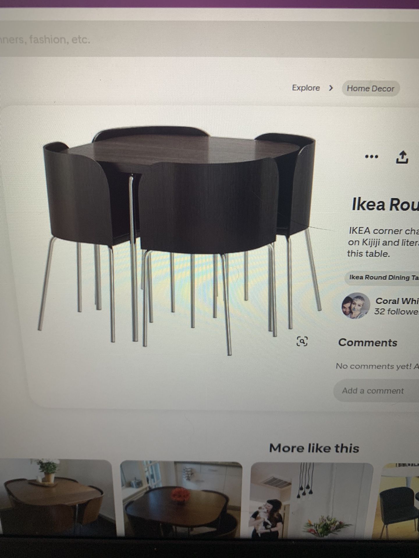 Discontinued IKEA Fusion RM930 Table Set
