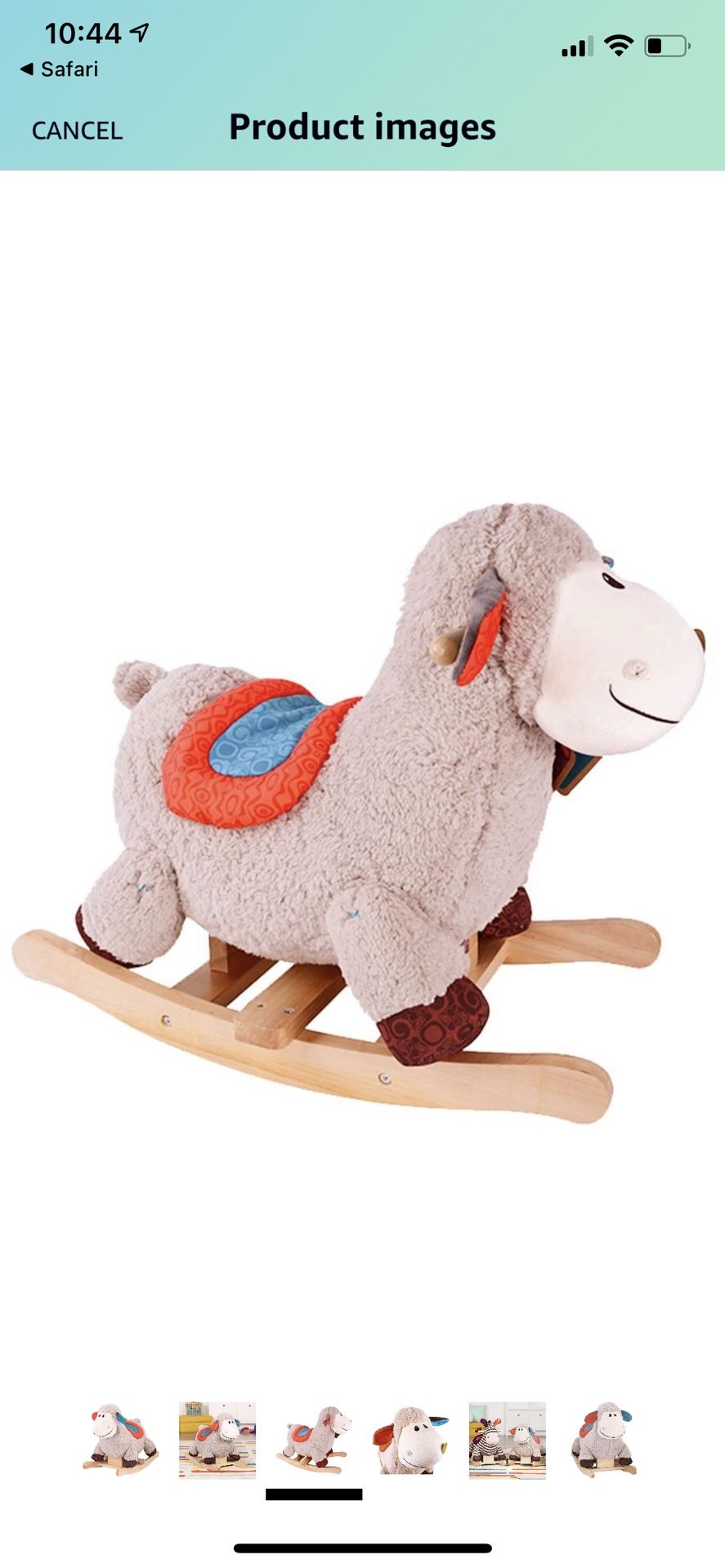 Loopsy Wooden Rocking Sheep