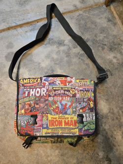 Marvel comic super hero book bag.