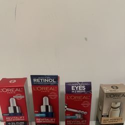 L’Oréal Face , Serum Or Eyes , $10 Each