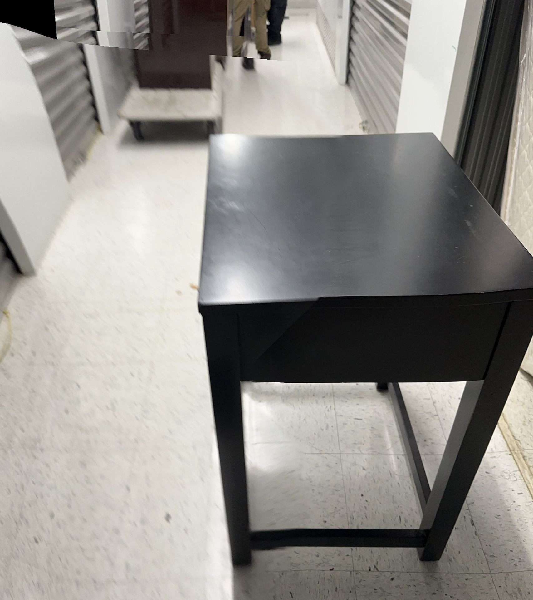 Black Wood  Fax Table, Flower Pot Table/ Display Table. 