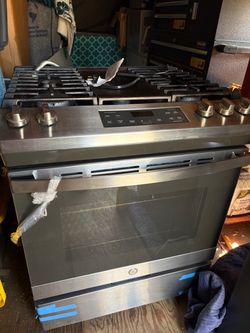GE 30 inch 5 burner Stainless Steel Stove
