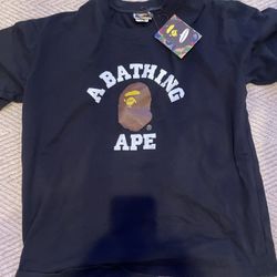 Bape tee shirt size large 100% authentic 