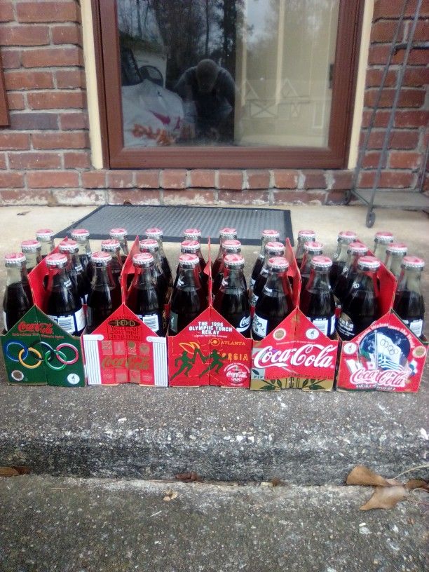 1996 Olympic Games Atlanta 8oz. Coca Cola 6-packs. (Unopened)