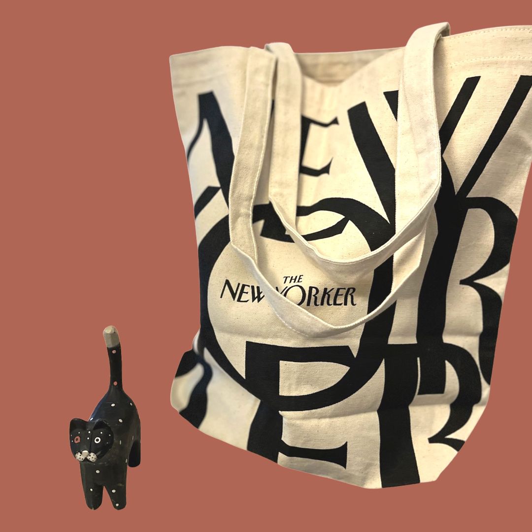The New Yorker Magazine Subscriber Canvas Tote Bag 15 x 15 