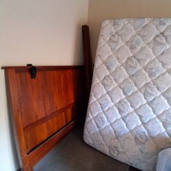 Queen Size Bed, Bedframe, Headboard, And Footboard.