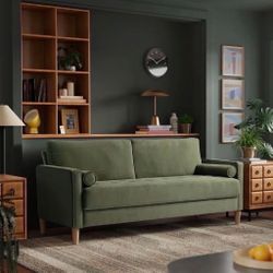 Brand new Mercury Row Garren 75.6 Tufted Sofa GREEN